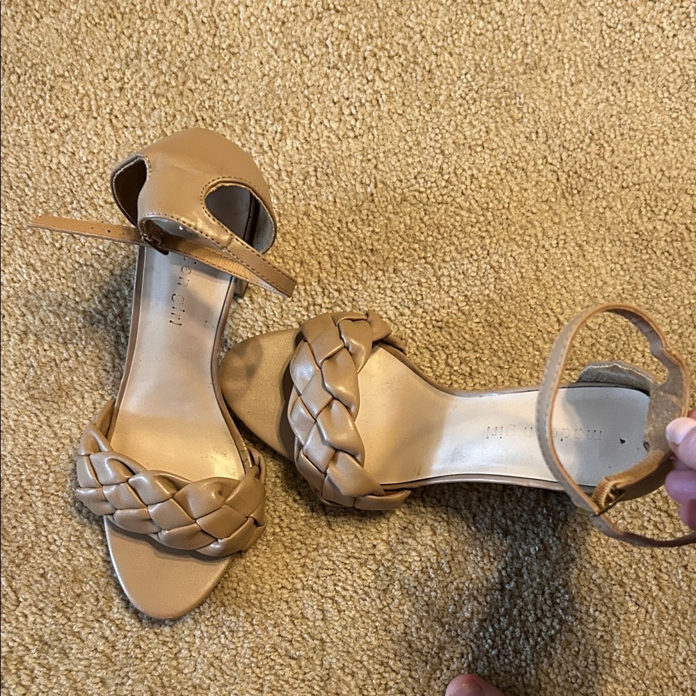 Madden Girl Tan Braided Sandals